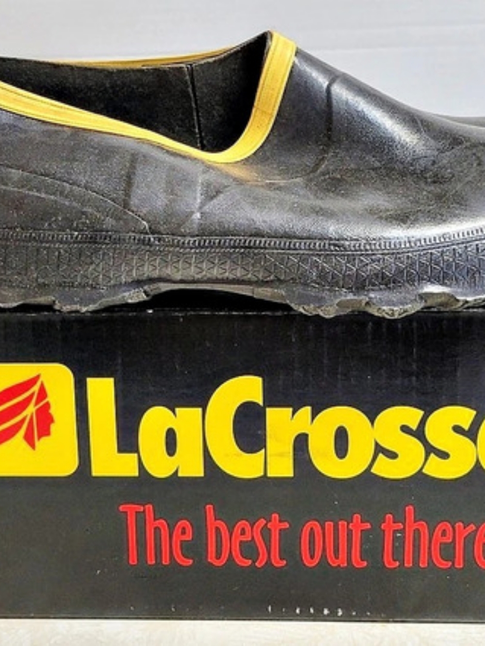 LaCrosse Premier Semi-Storm Overshoe Men's Black & Yellow US 12